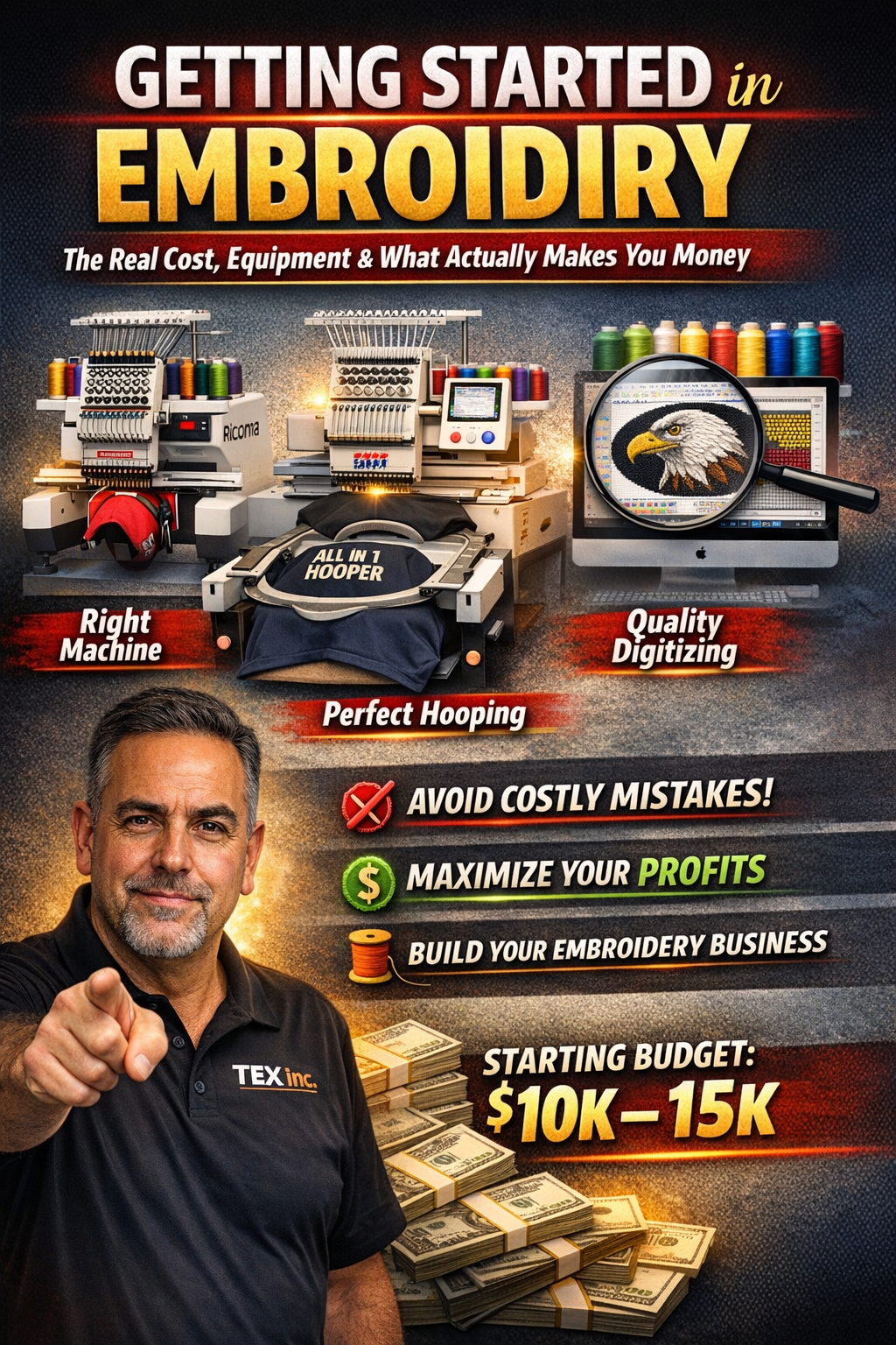 Getting Started in Embroidery: The Real Cost, Equipment & What Actually Makes You Money