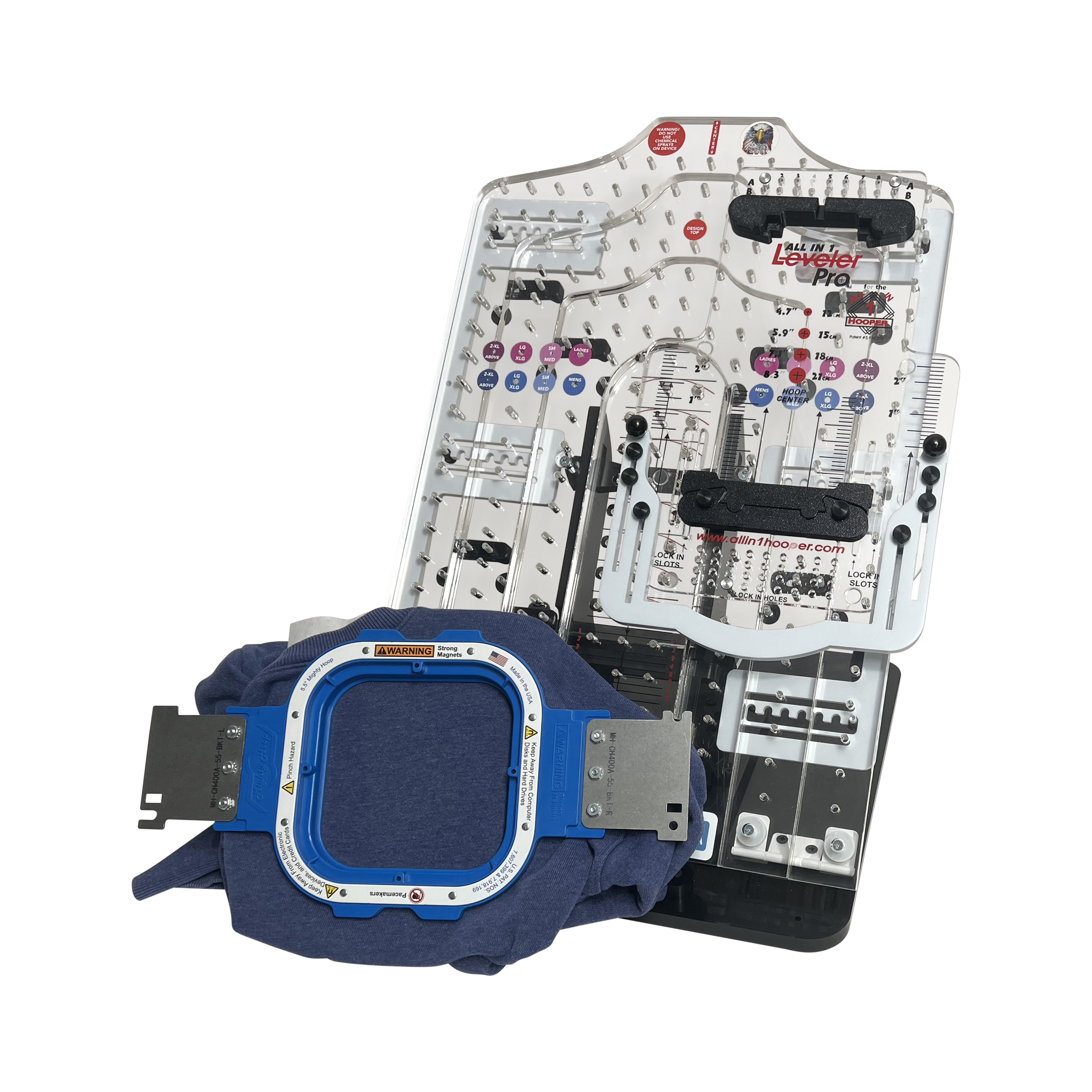 Leveler Pro Plus with Mighty Small / Large & Standard Round Hoop Combo Brackets
