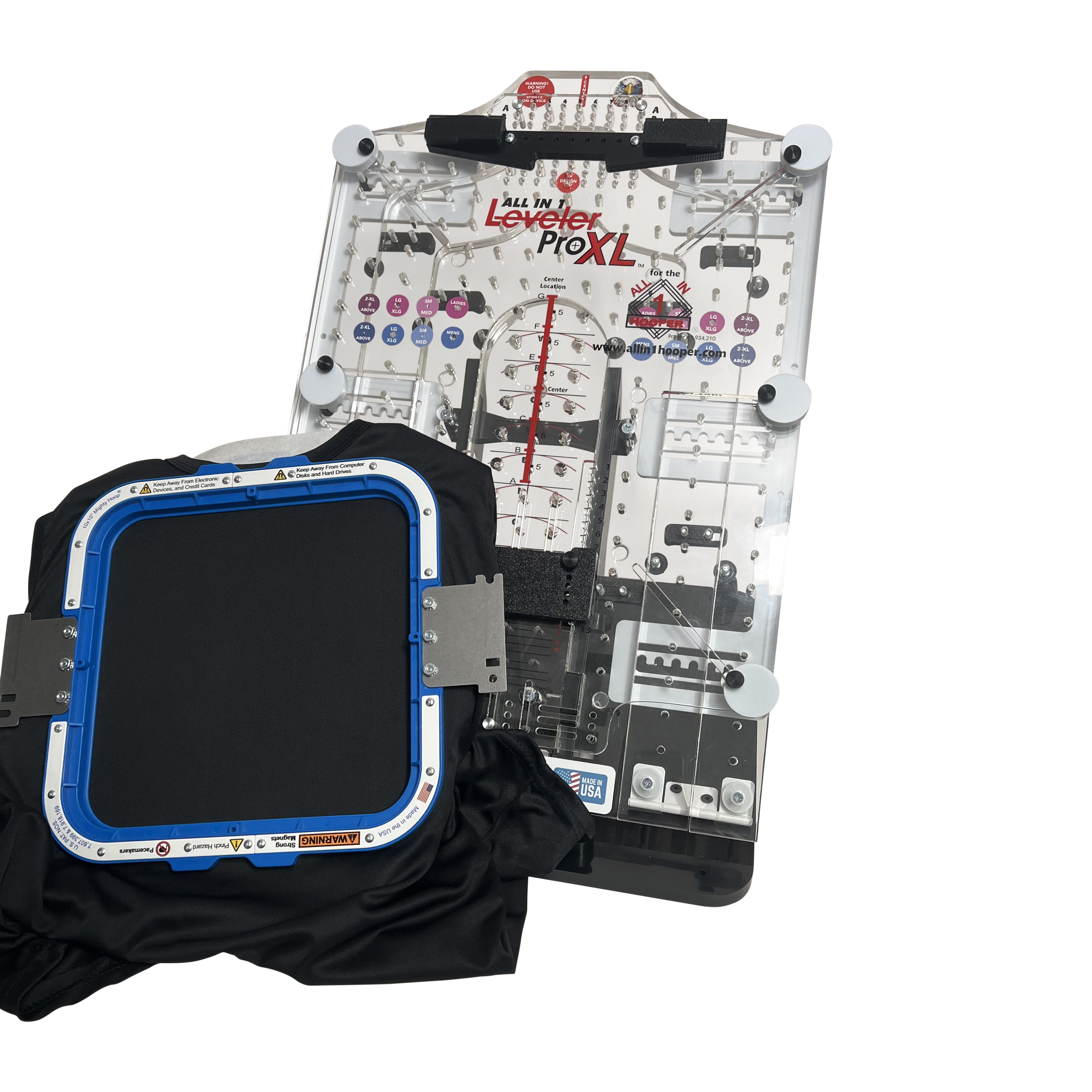 Leveler Pro XL Large Hoop Kit With Combo Bracket Add On