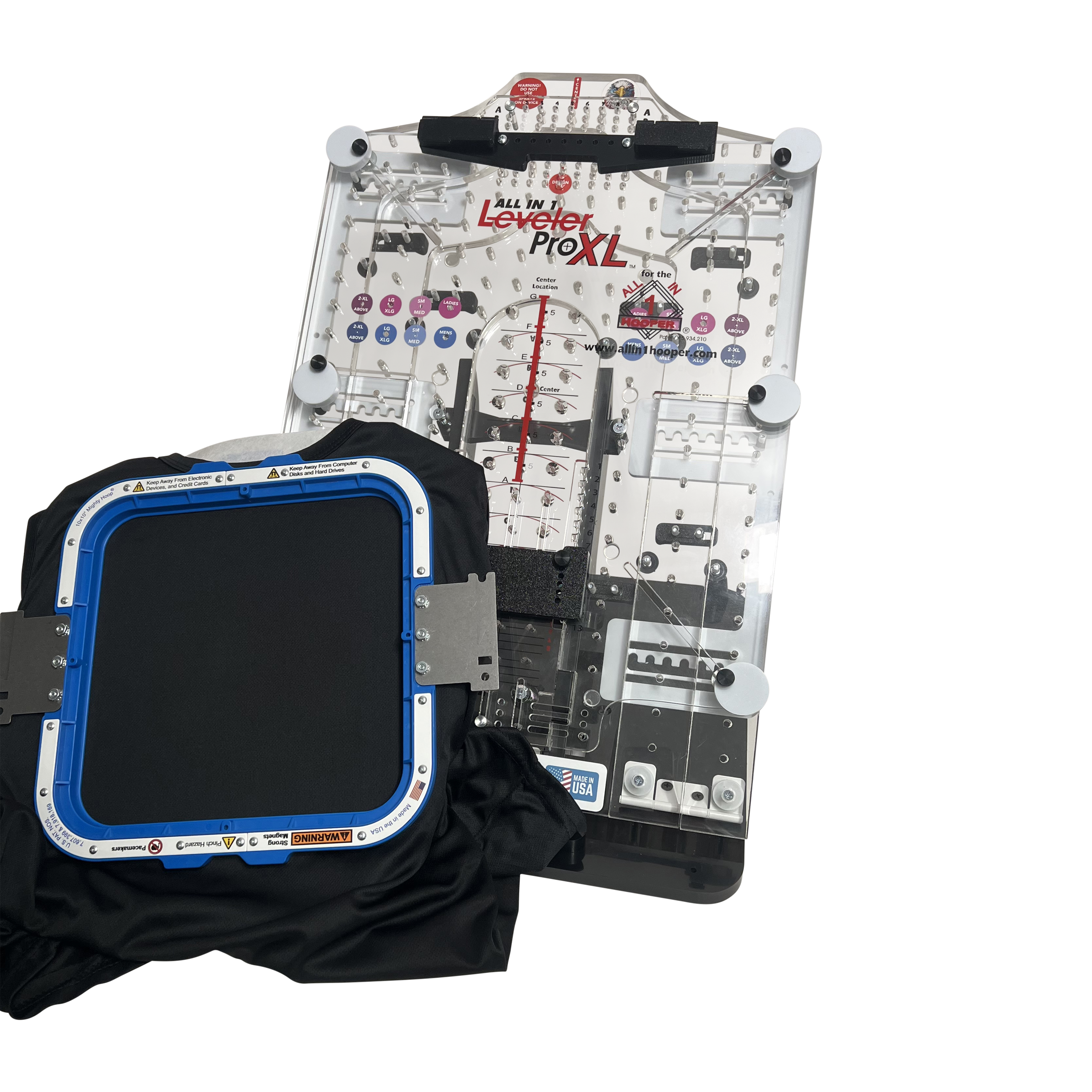 Leveler Pro XL Combo Bracket Set for Mighty Large Hoops - Add On