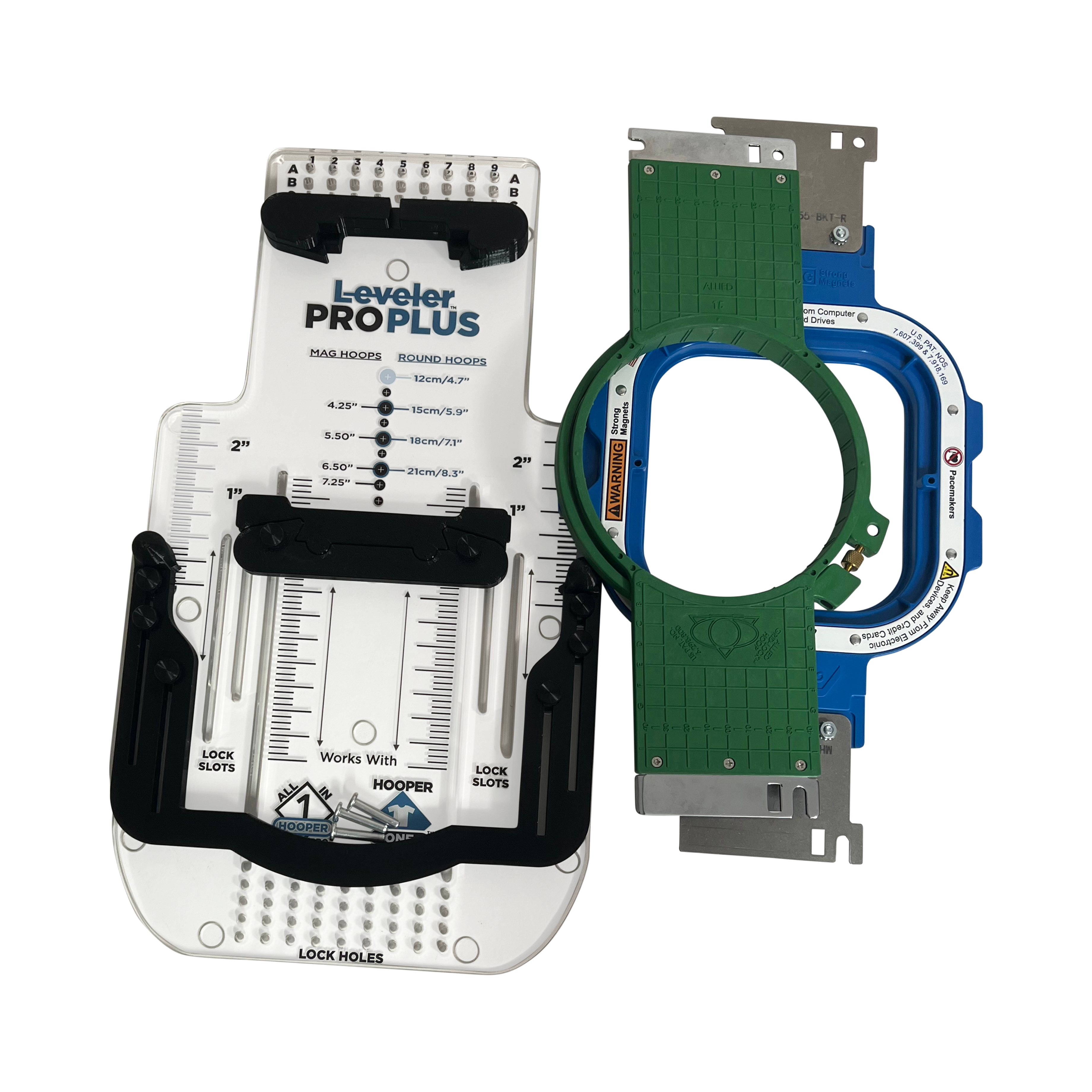 Hooper One + Leveler Pro Plus with Mighty & Standard Hoop Combo Brackets