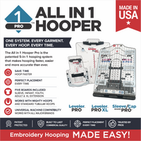 All in 1 Hooper Pro Starter Kit with Mighty & Standard Hoop Combo Brackets