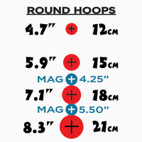 Leveler Pro magnetic hoop sticker overlay instruction sheet